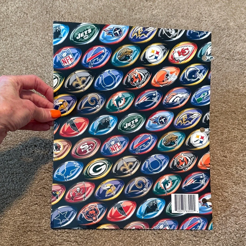 NFL Team Logo Colorful Folder
